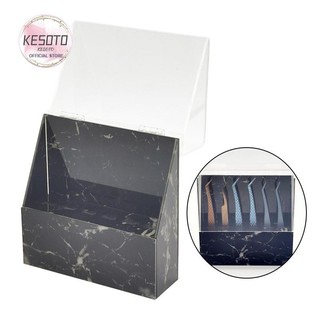6 Khe Cắm Nhíp Giá Đỡ Nối Mi Nhíp Đứng Acrylic Nhíp Kệ Giá Đỡ Hộp Đựng Có Vỏ Chống Bụi