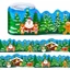 Nhãn dán viền trang trí Giáng sinh tuyệt vời, Nhãn dán khung cửa sổ thủ công thủ công Nhãn dán tường, Quà tặng Decal treo tường Xmas Trang trí tiệc Băng giấy