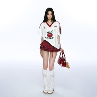 Chân Váy Bánh Bèo Quần Culottes siêu ngắn khâu Ren Hot Girl múba lê màu đỏ títhiếu nữ Mỹ bồng bềnh ZUGJ