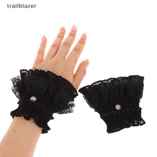 Trailblazer 1 Cặp Móng Tay Chụp Ảnh Găng Tay Móng Tay Nghệ Thuật Ren Giả Xếp Ly Vòng Tay Làm Móng Tay Đạo Cụ Chụp Ảnh Tay Giả Đẹp Nhẹ Nhàng Giả Vòng Tay Mới