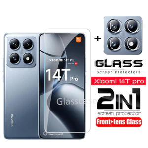 Phim Kính Cường Lực Bảo Vệ Màn Hình 2 Trong 1 Cho Xiaomi 17 15 14 13 T pro 17T 17Tpro 15T 15Tpro 14T 14Tpro 13T 13Tpro 5G Camera Sau Ống Kính Bảo Vệ Full Cover Phim Trước