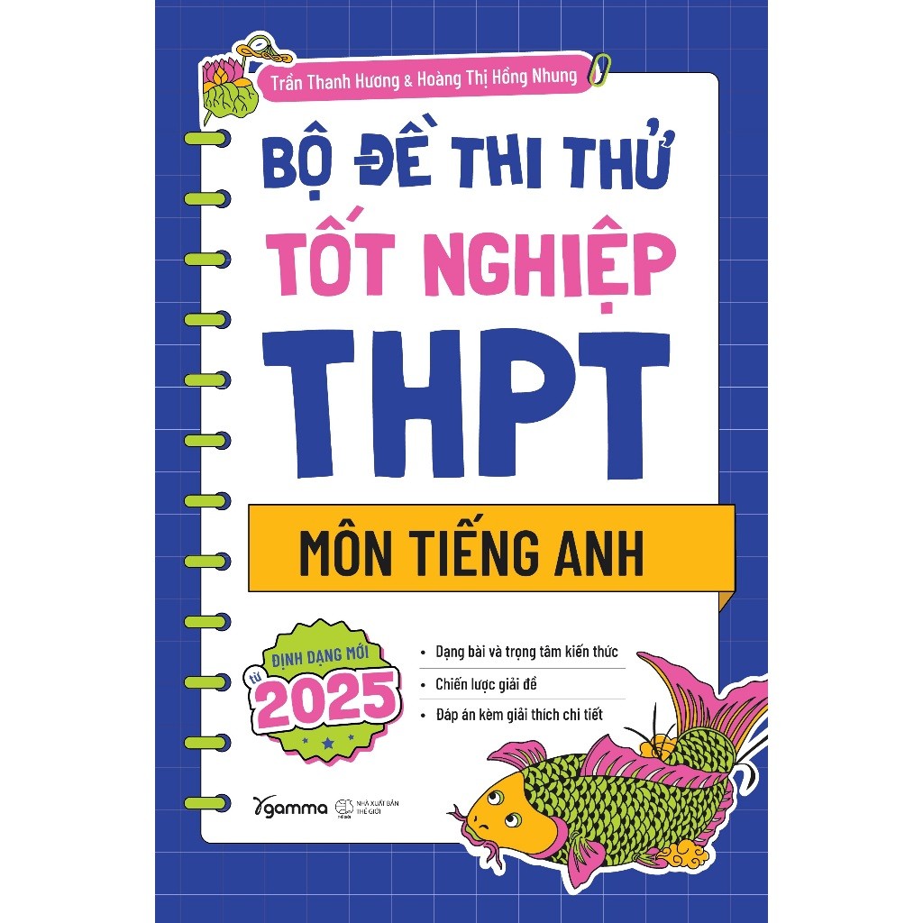 Sách - Lẻ/Combo: Bộ đề thi thử tốt nghiệp THPT môn Tiếng Anh + Perfect English Grammar (Gamma)