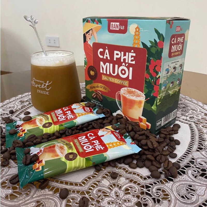 [CHÍNH HÃNG] Cà Phê Muối Hộp 10 gói Chuẩn Việt Đậm Vị Ngon Khó Cưỡng ...