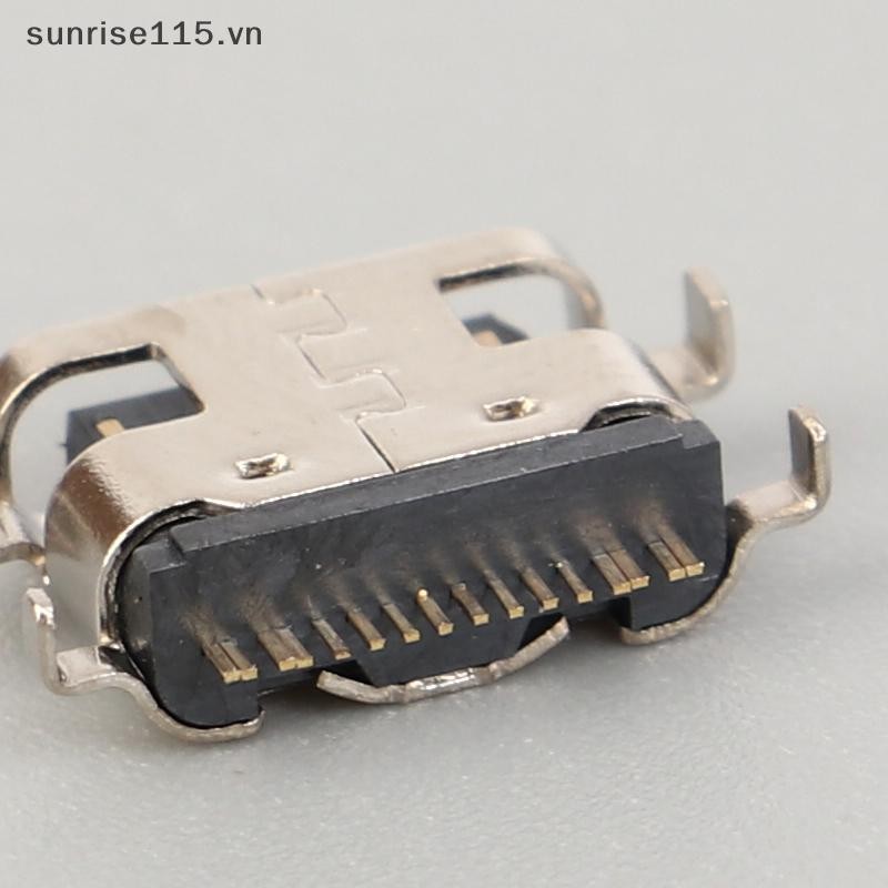 Srvn 10 Chiếc Cổng Jack Sạc USB Type-C Cho Teclast M40 P20HD P20 USB C Cắm Sạc Dock Ổ Cắm Kết Nối.