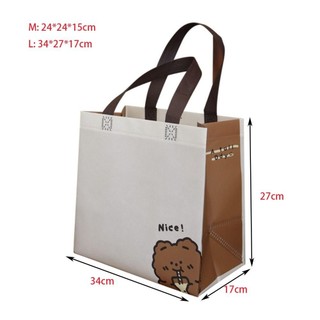 AllGIFT Túi mua sắm, Túi đeo nách hợp thời trang thông thường, Vải không dệt chống thấm nước 2024 Túi Tote trẻ em dung tích lớn Cuộc sống hàng ngày