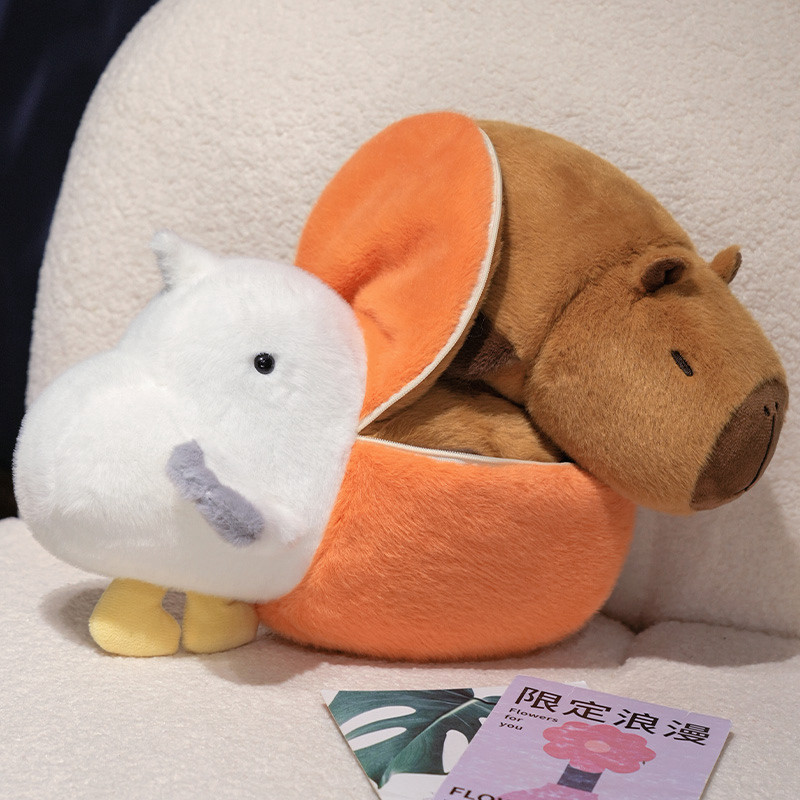 Dễ Thương Capybara Flip Transform Đồ Chơi Sang Trọng Capybara Pelican Cá Sấu Ong 2 Trong 1 Vui Nhộn Capybara Đồ Chơi Gấu Bông Sang Trọng Gối Phòng Ngủ Trang Trí Nhà Đồ Chơi Trẻ Em Quà Tặng Sinh Nhật Quà Tặng Giáng Sinh