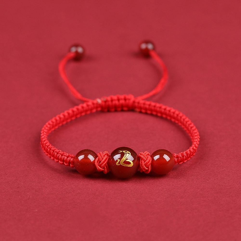 Học Vòng Tay Cung Hoàng Đạo Natal Năm Dây Đỏ Bé Trai Và Bé Gái Vòng Tay Năm Trang Sức Cặp Đôi Dây Tay B8l1