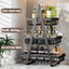 Kệ Đựng Đồ Nhà Bếp Đa Năng 3 Tầng, Giỏ Đựng Gia Vị, Trái Cây, Decor Đa Năng Thép Cacbon Cao Cấp