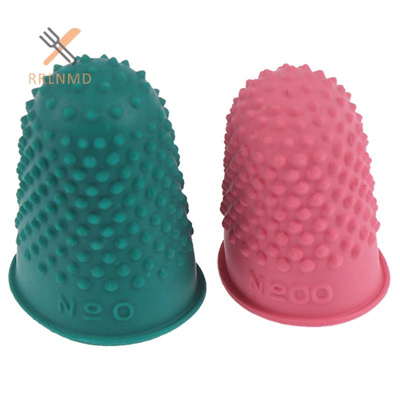 Rrlnmd > 5 Cái Coung Nón Cao Su Thimble Bảo Vệ May Quilter Ngón Tay Đầu Thủ Công MỚI