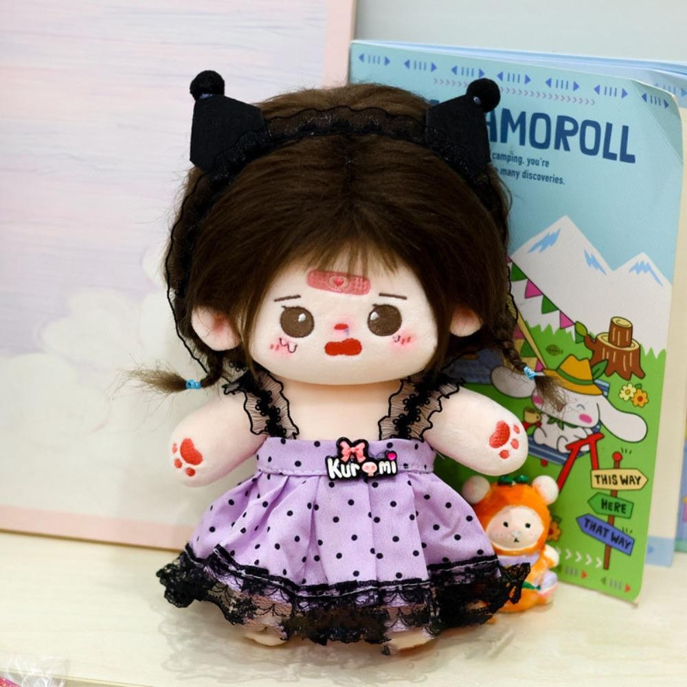 Flazea 20cm Quần Áo Búp Bê Cotton, Búp Bê Cotton 20cm Nhiều Kiểu Váy Ngọt Thay Đổi, Hoạt Hình BJD Quà Tặng Làm Bằng Tay Trang Phục Thay Thế Đồ Chơi Trẻ Em