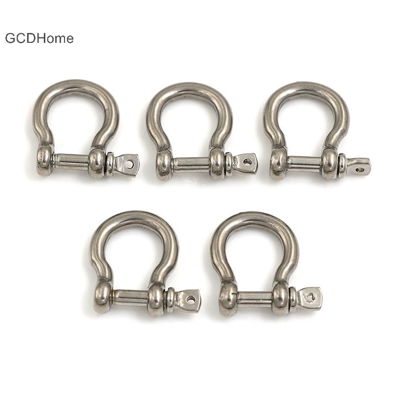 Gcdhome 5 chiếc m4 304 còng thép không gỉ vít pin cùm Rigging HOT
