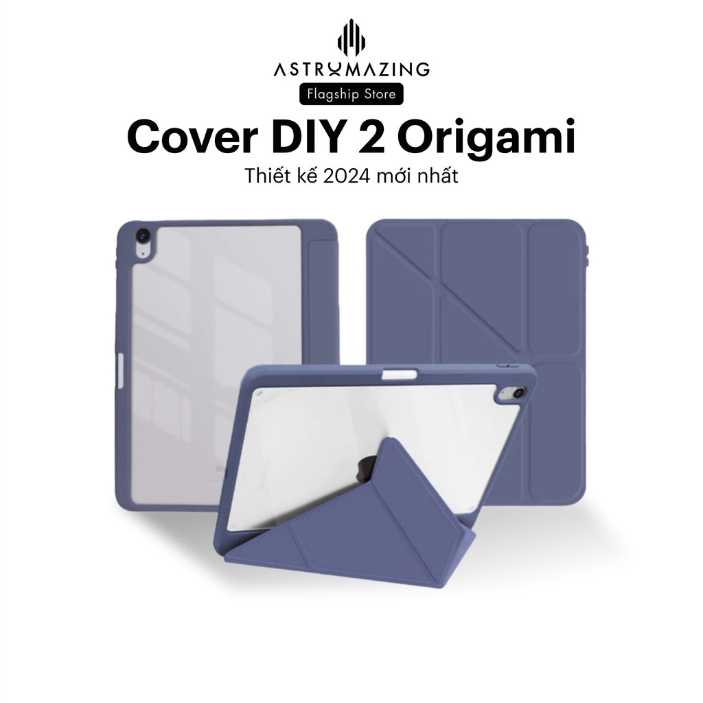 [DIY2 Origami] Bao da iPad AstroMazing DIY2 Origami gấp đa góc độ cho ...