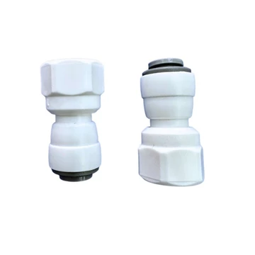 Cút, co nối thẳng ren trong nối nhanh ra dây 6 (1/8'') và 10 (3/8'') dành cho máy lọc nước (13-6, 21-6, 21-10)