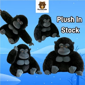 Mới Màu Đen Gorilla Sang Trọng Đồ Chơi Vui Nhộn 50cm Chimpanzee Sang Trọng Búp Bê Dễ Thương King Kong Đồ Chơi Nhồi Bông Gối Trang Trí Phòng Ngủ Nhà Mềm Mại Cho Bé Làm Mềm Búp Bê Trẻ Em Quà Tặng Sinh Nhật Quà Tặng Giáng Sinh COD