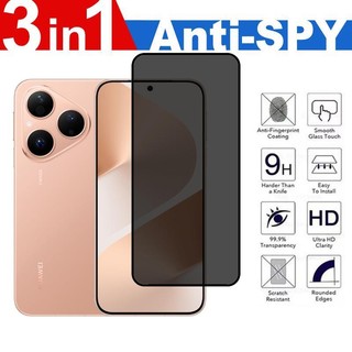 Dành Cho Huawei Pura 80 5G Kính Cường Lực Chống Gián Điệp Cho Huawei Pura 80 70 Pro Plus Ultra 5G Privacy HD Bảo Vệ Màn Hình Bảo Vệ Toàn Diện 3 Trong 1 Có Bảo Vệ Ống Kính + Phim Mặt Sau