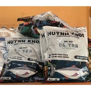 Cám huỳnh khoa. Huỳnh khoa nhỏ - chuyên cá có vẩy, và Huỳnh Khoa lớn - chuyên các loại cá tra cám tanh thơm