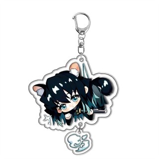 Quạt Móc Chìa Khóa Bằng acrylic Hình Nhân Vật anime demon slayer kimetsu no yaiba daki kanroji Mitsururi mk_ĐH