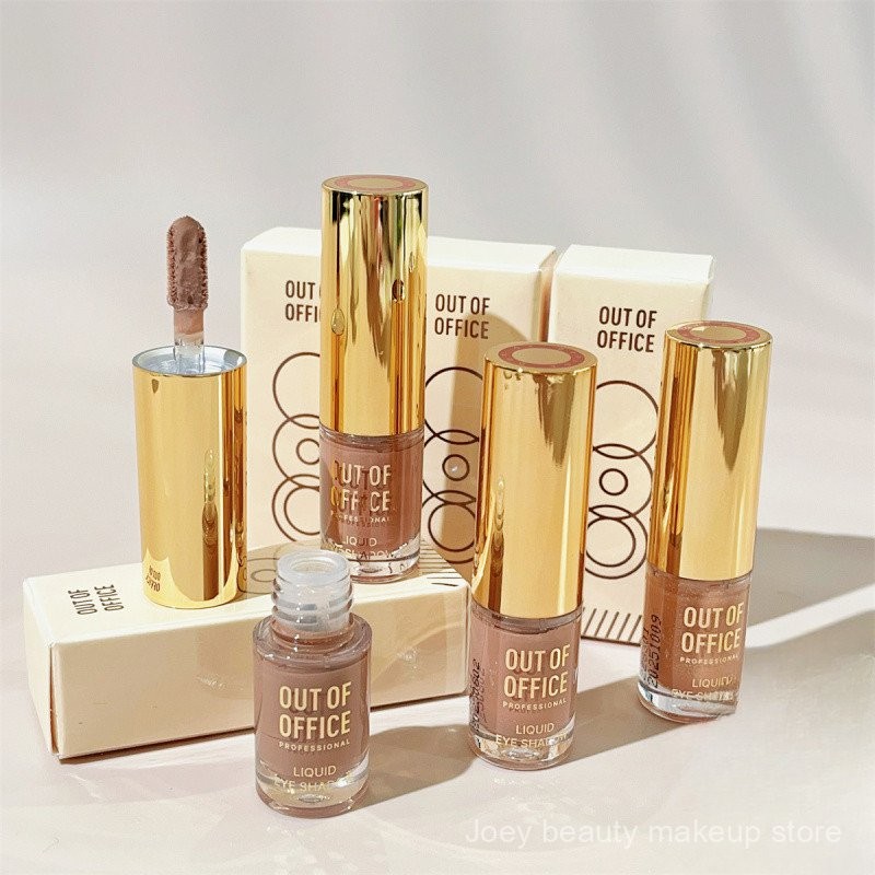 RA Văn Phòng Phấn Mắt Dạng Lỏng Nổ Đơn Sắc Kim Sa Lấp Lánh Đất Mờ Độ Saturation Thấp Nhẹ nhàng Tự Nhiên Đa Năng Phấn Mắt 0YU7