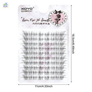 C Curl 9-14mm Cụm lông mi giả tự nhiên mở rộng mi giả cho người mới bắt đầu & người thành thạo Thân thiện