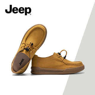 JEEP Nữ Mùa Hè Mới Bộ Sưu Tập Giày Da Phong Cách Anh, Đế Mềm Thoải Mái Retro Giày Lười Thường Ngày