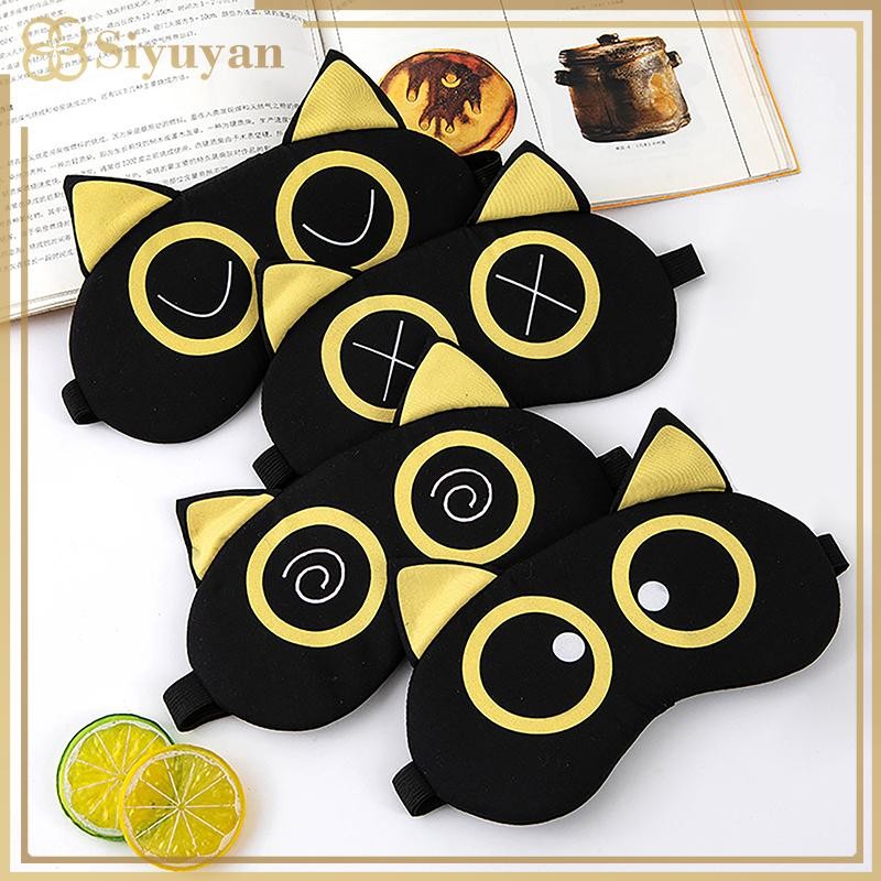 Siyuyan Hoạt Hình Ngủ Mặt nạ Mắt Dễ Thương Ngộ nghĩnh Anime Che Mắt Mặt nạ Ngủ Trẻ Em Bóng Mắt Ban Nhạc Bịt Mắt Hỗ Trợ Ngủ Du Lịch Còn Lại Miếng Dán Mắt VN