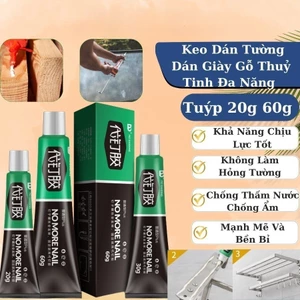 Keo Siêu Dính Công Nghệ Nhật Bản Tuýp 20g 60g Tường Dán Giày Gỗ Thuỷ Tinh Đa Năng Chống Thấm Nước