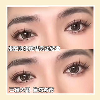 Lông mi giả phân đoạn Mềm mại tự nhiên Thoải mái Phóng to mắt Lông mi Camellia