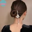 Sund Camellia sel Ngọc Trai Đuôi Ngựa Kẹp Tóc Cố Định Vuốt Nữ Bun Barrettes Kẹp Tóc Phụ Kiện Tóc Mũ VN