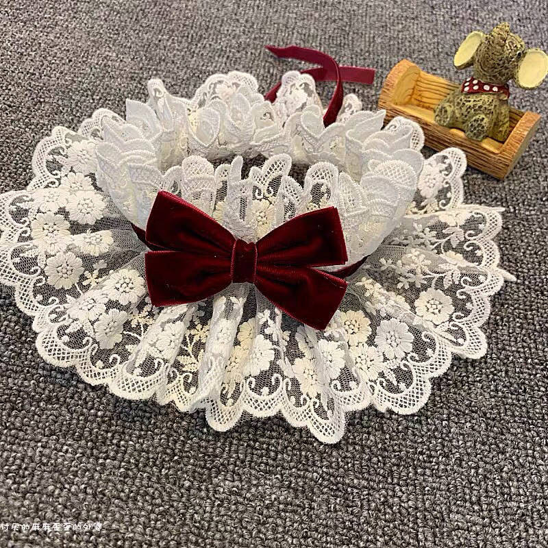 【Ready Stock】 Cat Bib Cat Bib Pet Decorations Collar Bow Tie Cat Bib Dog Bib Cat Jewelry sKvO