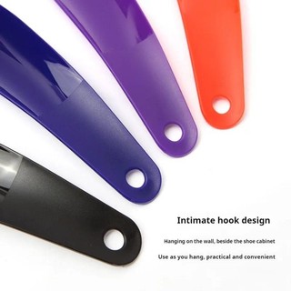 Mới Tay Cầm Ngắn Sừng Giày 16cm Nhựa Shoehorn Sử Dụng Nhà Thìa Giày Du Lịch Di Động Giày Nâng 1 Chiếc