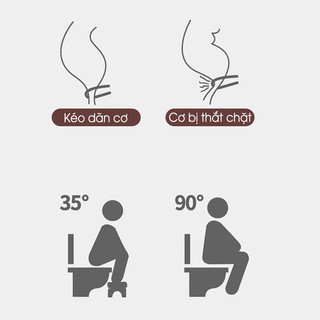 Ghế Kê Chân Toilet Trong Suốt,Ghế Kê Chân Hỗ Trợ Đại Tiện Đúng Tư Thế Chống Táo Bón Hiệu Quả Luxhome