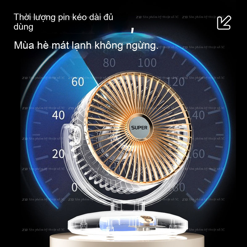 QUẠT ĐIỀU HÒA MINI CAO CẤP 2025 - Quạt USB + đèn LED + phun sương, dùng cho văn phòng/phòng ngủ, bảo hành 2 năm