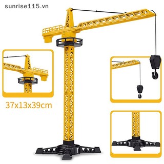 SRVN Dành Cho Bé Trai Quà Tặng Kỹ Thuật Nhựa Diecast Tháp Cần Cẩu Mô Hình Xây Dựng Cổ Điển Máy Xúc.