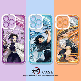 Ốp Điện Thoại Anime Demon Slayer Thoáng Mát Cho Redmi 14C 13 13C 4G 5G 12C 10C 9C 9T 9A 10 9 POCO C65 Vỏ Silicon Trong Suốt Nóng Mềm Mại Trong Suốt Chống Sốc Hoạt Hình