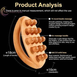 Csndices Gỗ Fascia Phát Hành Dụng Cụ Massage Bằng Gỗ Bàn Chải Massage Gua Sha Cơ Thể Điêu Khắc Dụng Cụ Mịn Kinh Tuyến Và Massage VN