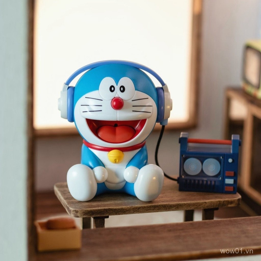 Bán chạy [Chính hãng] 2025 KFC Đồng thương hiệu Doremon Toy Seal Sáng tạo Doremon Night Light Quà tặng trang trí máy tính để bàn