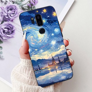 Ốp Chống Sốc Cho LG G7 ThinQ LM-G710 G710 / G7 Plus LM-G710N G7 + Vỏ Điện Thoại Silicon Mềm Hình Bướm Đá Cẩm Thạch Thời Trang