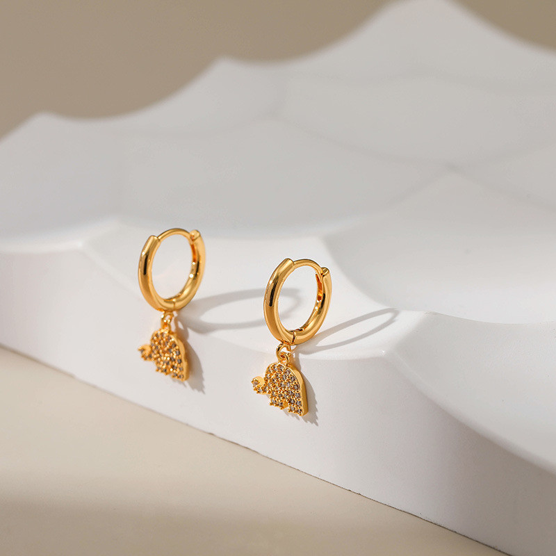 Trang sức thời trang với thiết kế đuôi cá bằng vàng và zircon xanh dương - Bộ sưu tập cá nhân