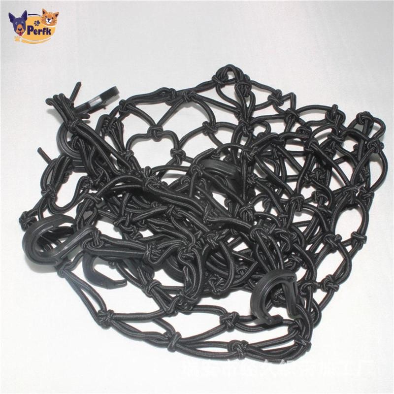 Lưới Hành Lý Xe Máy 6 Móc, Bảo Quản Mũ Bảo Hiểm, 16 X 16 Inch, Dành Cho Xe Đạp, ATV, Đi Xe Đạp