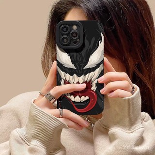Ốp Điện Thoại Niche Graffiti Sáng Tạo Độc Đáo Tấn Công Venom Thích Hợp Cho iPhone 16plus 15 14promax 13 12pro x 16pro 15pro 14 13pro 12promax 7plus Ốp Chống Va Đập