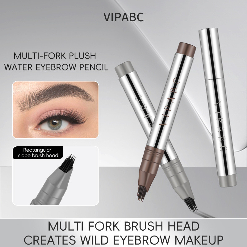 ✨Sản phẩm Hot VIPABC One-Stroke Quick Water Bút chì kẻ lông mày đa năng Bàn chải lông mày hai trong một Bút chì kẻ mày nước 25.8.15