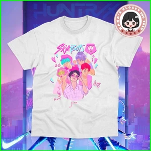 Áo thun K-Pop Demon Hunters Saja Boys Jinu Abby, tay ngắn