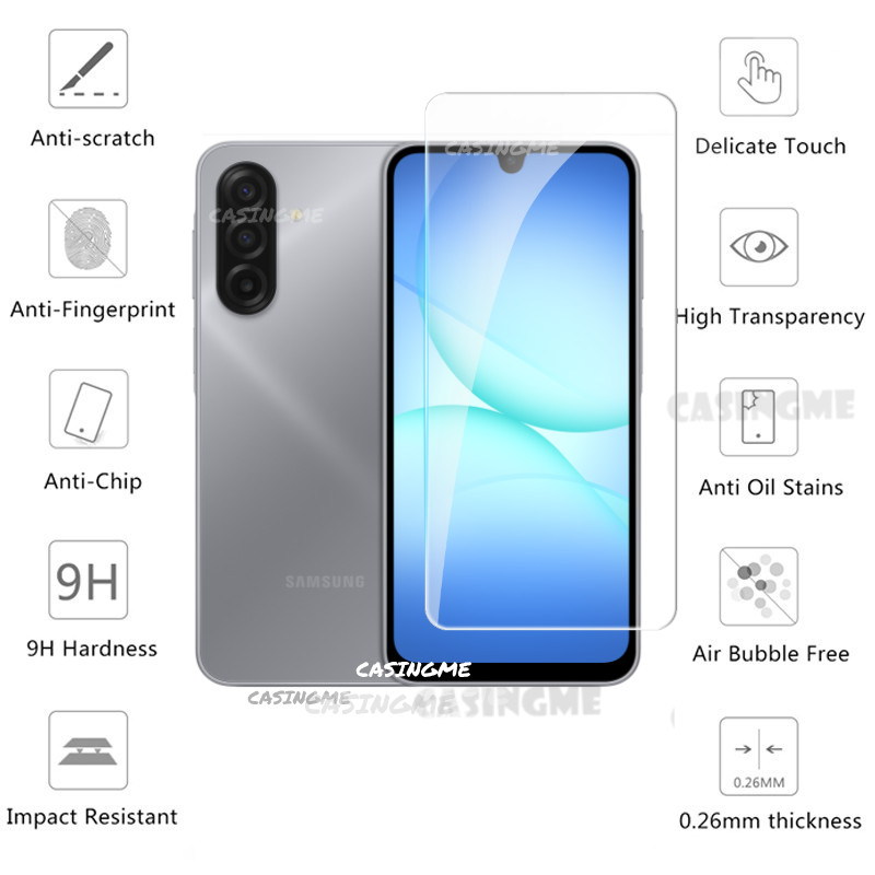 Samsung A17 5G 2025 Full Cover Kính Cường Lực Flim Cho Samsung Galaxy A07 A17 A27 A37 A57 SamsungA17 A 17 17A LTE 4G 5G Mặt Trước Phim Mặt Sau Ống Kính Kính Kính Mặt Sau Camera Bảo Vệ Màn Hình Ống Kính