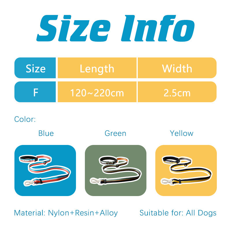 HamshMoc Dây xích Nylon hạng nặng Kẹp xoay không bị rối Chống mài mòn Dệt thoải mái Kẹp đính kèm vòng
