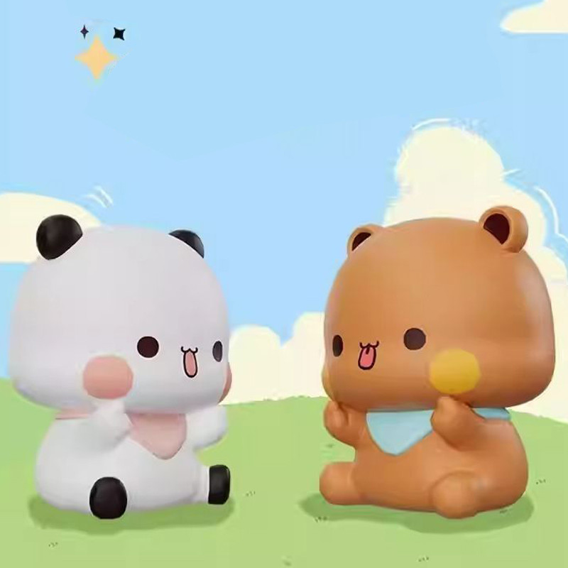 8 Cái / bộ Micro Kích Thước Yier Và Bubu Hàng Ngày Làn Sóng Thứ Hai Hợp Thời Trang Chơi Mini Để Bàn Trang Trí Cô Gái Dễ Thương Quà Tặng Đồ Chơi