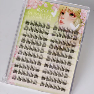 C Curl 9-12mm Cụm lông mi 3D DIY Wispy Fluffy Lash Extension dành cho người mới bắt đầu & Proficients Thân thiện