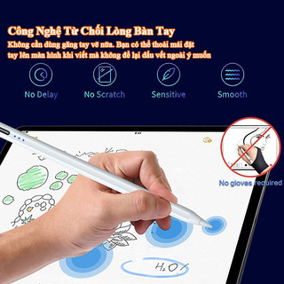 Bút cảm ứng cho ipad 10/9/8/7/6 air 5/4/3 pro 2018–2025 | Sạc type-c nam châm hút chắc đầu bút thay thế viết mượt