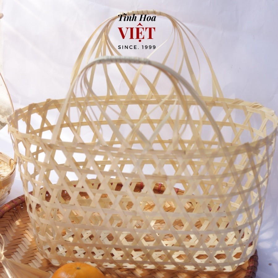 Giỏ tre đựng quà Tết, đựng quà trung thu, làn quà tặng