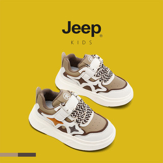 JEEP Giày Trẻ Em Giày Trẻ Em 2025 Phong Cách Mới Đen Thấp Giày Thể Thao Bé Trai Giày Mùa Thu Bé Gái Đi Học Nhẹ Chống Mài Mòn
