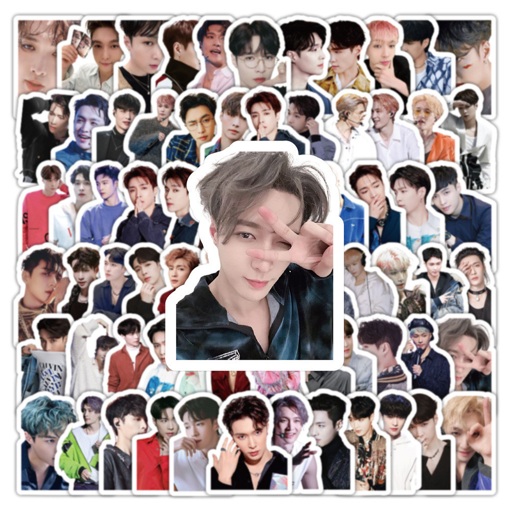 65-103 Cái / bộ EXO Album Mới EXIST Photo Sticker LAY SEHUN CHANYEOL Gói Mini Sáng Tạo Đầu Lớn Hành Lý Laptop Điện Thoại Sổ Tay Dán YM